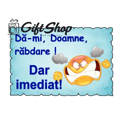 Da-mi doamne rabdare, magnet frigider mgs081